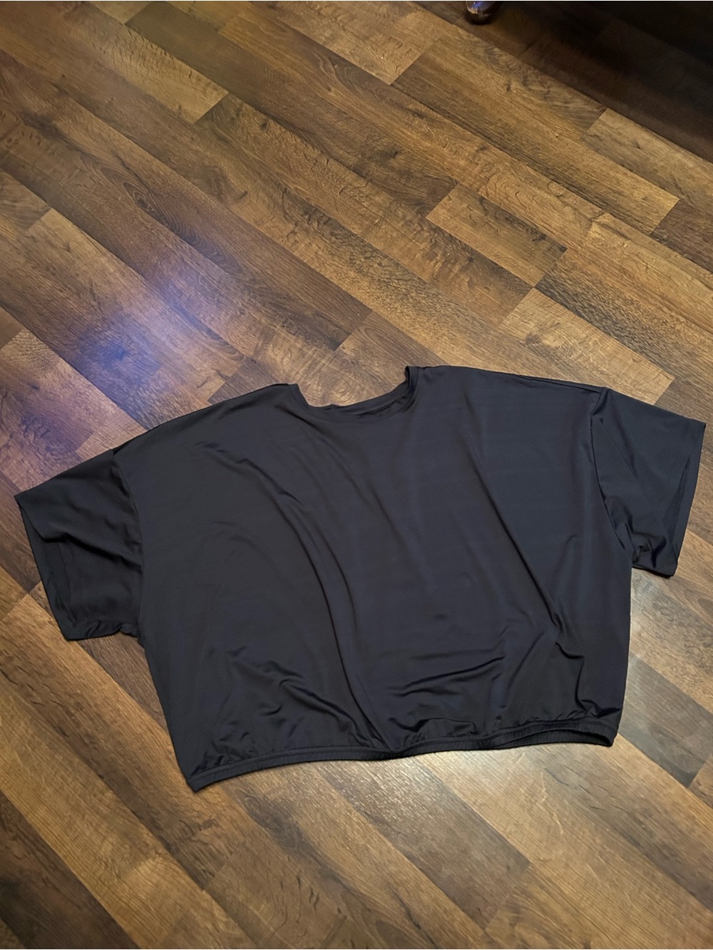 tek gear Black Relaxed Crop Top